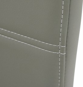Scaun de bucătărie, gri deschis/cusătura deschisă, ABIRA NEW