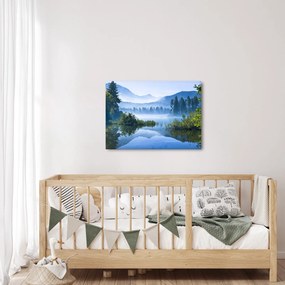Tablou cu lac montan (70x50 cm)