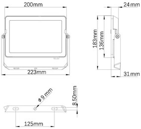 Proiector LED de exterior PROJECTLINE LED/50W/230V IP65 4000K Philips