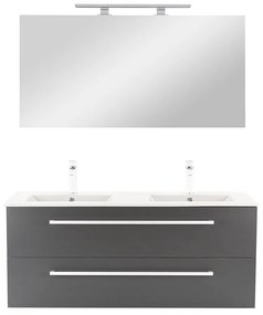 Mobilier complet de baie Vario Clam 120 stejar-antracit