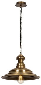 Lustră bronz cu abajur din metal ø 39 cm Obyla – Opviq lights