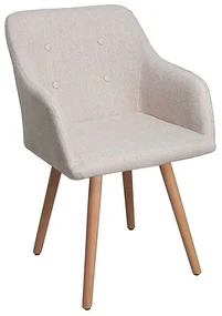 Set 2 scaune cu brate design nordic Scandinavia natur A-36824 VC