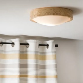 Plafonieră NATURAL SLIM 1xE27/60W/230V ø 27 cm pin