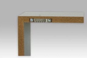 Set 3 rafturi de perete Parto (alb mat). 1121152
