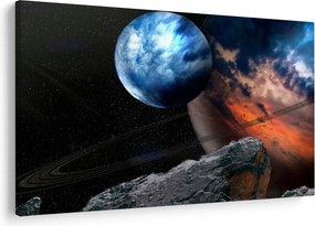 Tablou planetei în cosmos (90x60 cm)
