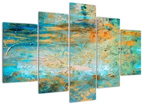 Tablou - Abstract albastru (150x105 cm)