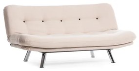 Canapea extensibilă BAKU, 2 locuri, crem