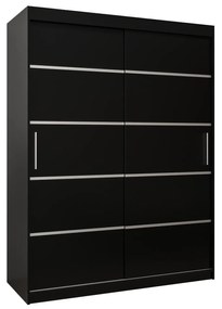 Dulap de haine 150 cm Verika 1 150 (negru). 1063708