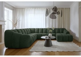 Colțar verde închis (cu colț pe partea stângă/în formă de "U") Shell – Miuform