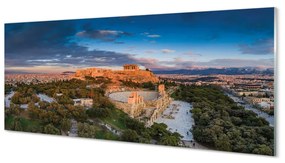 Tablouri pe sticlă Grecia Panorama arhitectura Atena