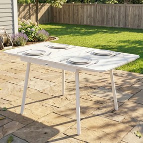 Outsunny grădină terasă lemn fals | Aosom Romania