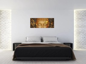 Tablou - Buddha de aur (120x50 cm)