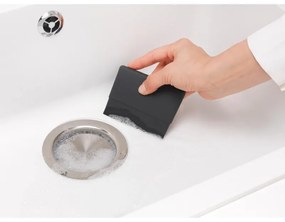 Racleta curatare vase de bucatarie Brabantia SinkSide 1003321, Ergonomica, Silicon, Gri
