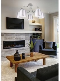 Lustră pe tijă LUK 5xE14/40W/230V