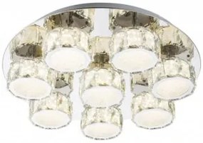 Plafoniera moderna cristal led SMD 64W AMUR 49350D5 Globo