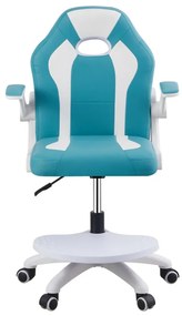 Scaun rotativ copii Ramin (albastru + alb) . 1116466