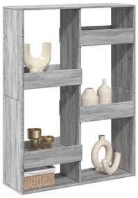 vidaXL Separator de cameră, gri sonoma, 100x33x135 cm, lemn prelucrat