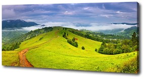 Pictură pe pânză Dealuri verzi