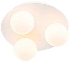 Plafoniera moderna pentru baie alba cu 3 lumini - Cederic
