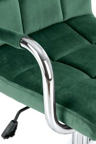 Scaun de birou Gonzo 4 Velvet Verde – H105 cm