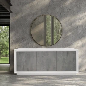 COMODA INDUSTRY - GRI CIMENT - 180 cm / 50 cm /h 80 cm