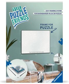 RAMA ALBA PENTRU PUZZLE DE 500 DE PIESE 49 X 36 CM - RAVENSBURGER (RVSPA01247)