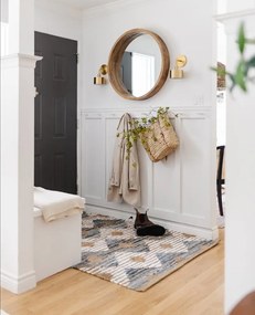 Aplica de perete design modern NORA, alama antichizata