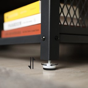 Comoda TV TAYLOR 140x40 cm, maro rustic