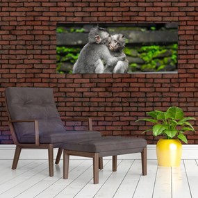 Tablou - maimuțica (120x50 cm)