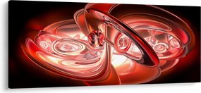 Tabloul - forme roșii (120x50 cm)