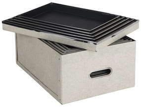 Cutii de depozitare 5 buc. cu capac Joachim – Bigso Box of Sweden