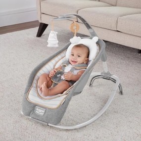 Leagăn cu vibrații și melodii pentru bebeluși BOUTIQUE Ingenuity