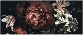 Tablou - Flori întunecate (120x50 cm)
