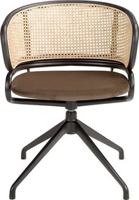 Scaun pivotant design modern Rattan