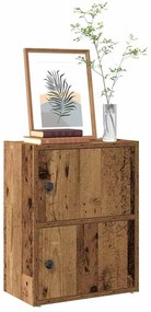 vidaXL Bibliotecă, lemn vechi, 40x24x52 cm, lemn prelucrat