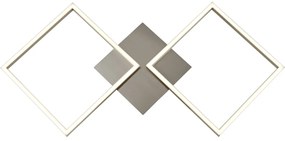 Aplica LED lumina ambientala Wall Art 2lt Square 2912SS SRT