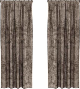 vidaXL Cortine din catifea 2 pcs Cappuccino 245 x 140 cm Catifea