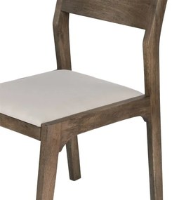 Scaun de sufragerie Eglo 424959 CALAMBA 84x55 cm maro/crem