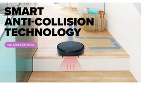 Niceboy ION Charles i6 - Aspirator robot 2în1, 2600 mAh, Wi-Fi, negru