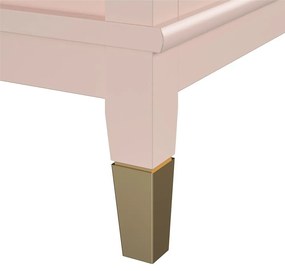 Comodă CosmoLiving by Cosmopolitan Westerleigh, 144 x 85 cm, roz