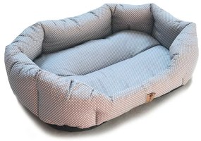 Culcuş pentru câine PUNCTE mărime M - 65 x 50 cm