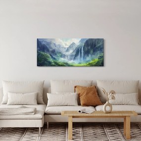 Tablou - Valea cascadelor (120x50 cm)