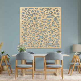 SENTOP | Panou de perete din lemn floral | KROKO