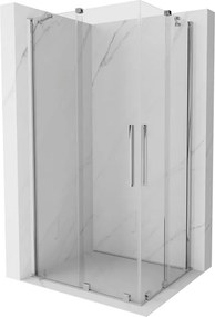 Mexen Velar Duo cabină de duș glisantă 90 x 80 cm, transparent, crom - 871-090-080-02-01