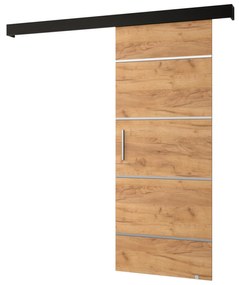 Zondo Uși culisante Sharlene IV (craft auriu + negru mat + argintiu). 1043762