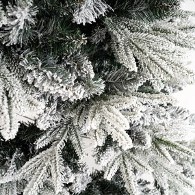 Pom înzăpezit de Crăciun, cu suport, Cardiff,150 cm, 150 cm