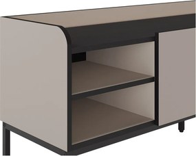 Comodă TV crem 160x55x42 cm Adara – Marckeric