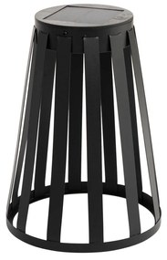 Lampă de masă pentru exterior neagră cu LED 3 trepte reglabile, solară și reîncărcabilă - Penny