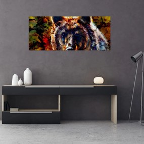 Tablou - Urs,pictură (120x50 cm)
