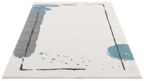 Covor de calitate pentru copii , cu motiv abstract Blue Blot Lăţime: 140 cm | Lungime: 200 cm